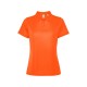 Polo Técnico Entallado. NARANJA FUEGO