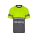 Camiseta Algodón Bicolor. Piqué. 55% alg. 45% pol. 150 g/m2