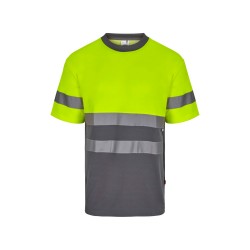 Camiseta Algodón Bicolor. Piqué. 55% alg. 45% pol. 150 g/m2