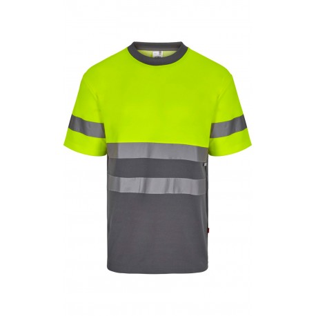 Camiseta Algodón Bicolor. Piqué. 55% alg. 45% pol. 150 g/m2