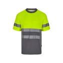 Camiseta Algodón Bicolor. Piqué. 55% alg. 45% pol. 150 g/m2