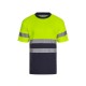 Camiseta Algodón Bicolor. Piqué. 55% alg. 45% pol. 150 g/m2