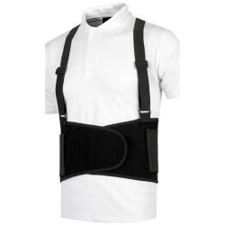 Faja lumbar con tirantes.