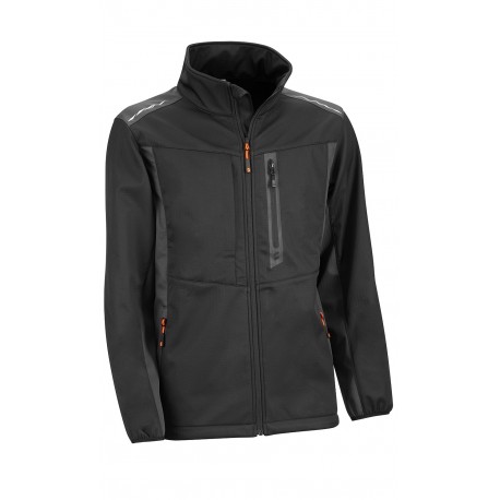 Softshell ligero de alto rendimiento con forro micropolar. 100% Pol. membrana TPU