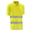 Polo Alta Visibilidad bandas Segmentadas. 100% poliéster de 150 g/m².