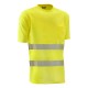 Camiseta Alta Visibilidad bandas Segmentadas. 100% poliéster de 150 g/m².