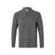 Polo Manga Larga. Piqué. 60% algodón - 40% poliéster. 180 g/m2