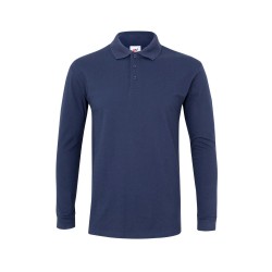 Polo Manga Larga. Piqué. 60% algodón - 40% poliéster. 180 g/m2