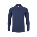 Polo Manga Larga. Piqué. 60% algodón - 40% poliéster. 180 g/m2