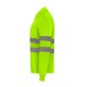 Polo M/L Alta Visibilidad.  Bird-Eye. 100% poliéster.140 g/m2