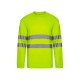 Camiseta Técnica Manga Larga. Bird-Eye. 100% poliéster.140 g/m2
