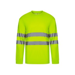 Camiseta Técnica Manga Larga. Bird-Eye. 100% poliéster.140 g/m2