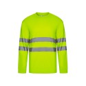 Camiseta Técnica Manga Larga. Bird-Eye. 100% poliéster.140 g/m2