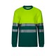 Camiseta Técnica Bicolor M/L Bird-Eye. 100% poliéster. 140 g/m2