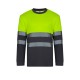 Camiseta Técnica Bicolor M/L Bird-Eye. 100% poliéster. 140 g/m2