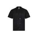Chaqueta de Cocina de Manga Corta. Sarga. 65% poliéster - 35% algodón / 190 g/m2