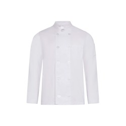 Chaqueta de Cocina de Manga Larga. Sarga. 65% poliéster - 35% algodón / 190 g/m2