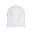 Chaqueta de Cocina Unisex con Tejido Coolmax®. Delantero 65% poliéster reciclado GRS