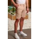 BEIGE CLARO Bermuda Unisex con Goma.