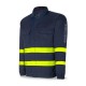 Chaqueta IGNÍFUGA y ANTIESTÁTICA con cintas reflectantes. Algodón 260 gr.