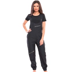 Pantalón peto de Microfinra. 100% Poliéster