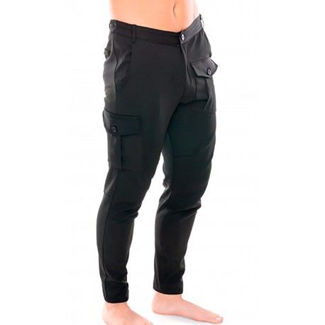 Pantalón Unisex Multibolsillos. 95% Poliéster - 5% Spandex