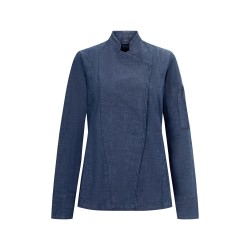 Chaqueta de cocina denim Mujer. Denim. 98% alg. - 2% elast. 178 g/m2