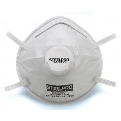 Mascarilla desechable FFP2 con válvula de exhalación.