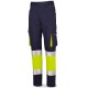 Pantalón bicolor de alta visibilidad poliéster/algodón 240 g.