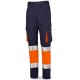 Pantalón bicolor de alta visibilidad poliéster/algodón 240 g.