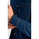 Camisa Vaquera de Hombre con trabilla ajustable. 98% alg. 2% elas. 210 g/m²