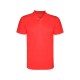 ROJO Polo Técnico Tejido Transpirable