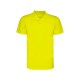 AMARILLO FLUOR Polo Técnico Tejido Transpirable