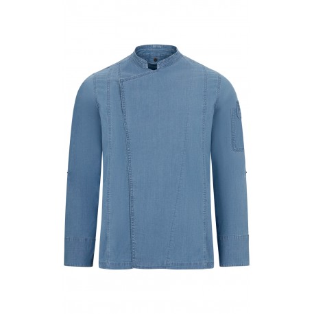 DENIM AZUL CLARO Chaqueta cocina Denim. 98%alg_2%elast_178 g/m2