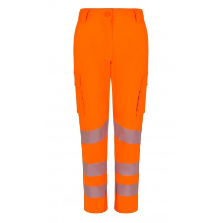 Pantalón Mujer Stretch Reciclado Cinta Segmentada UPF 50+. 65% Pol. reciclado GRS - 32% Alg - 3% Elas. 260 g/m2