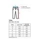 Pantalón Mujer Stretch Reciclado Cinta Segmentada UPF 50+. 65% Pol. reciclado GRS - 32% Alg - 3% Elas. 260 g/m2