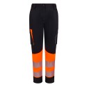 Pantalón Mujer Stretch Reciclado Bicolor Cinta Segmentada UPF 50+. 65% Pol. reciclado GRS - 32% Alg - 3% Elas. 260 g/m2