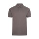 STORM GREY Polo Unisex Manga Corta. 100% Alg. org. RingSpun. 160 g/m2