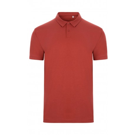 TERRACOTTA Polo Unisex Manga Corta. 100% Alg. org. RingSpun. 160 g/m2