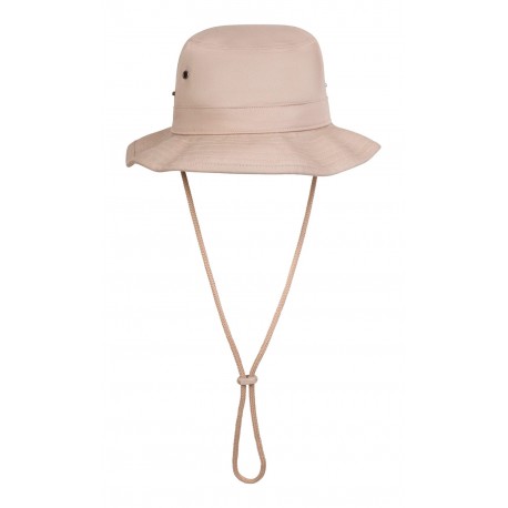 TAN Gorro Flexíble de Ala Ancha. Sarga. 100% Algodón. 280 g/m2