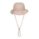 TAN Gorro Flexíble de Ala Ancha. Sarga. 100% Algodón. 280 g/m2