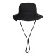 BLACK Gorro Flexíble de Ala Ancha. Sarga. 100% Algodón. 280 g/m2