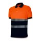 Polo Alta Visibilidad Bicolor Pol. Alg. Bandas Segmentadas 150 gr.
