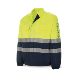 Chaqueta IGNÍFUGA y ANTIESTÁTICA Alta Visibilidad 260 gr.