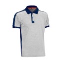 Polo Bicolor Tecnología Cool Ice. 100% poliéster de 150 g/m².