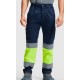 Pantalón Strech Multibolsillos Alta Visibilidad. 65% pol. 33% alg. 2% elas. Sarga de 250 g/m²