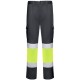 Pantalón Strech Multibolsillos Alta Visibilidad. 65% pol. 33% alg. 2% elas. Sarga de 250 g/m²