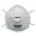 Mascarilla desechable FFP3 con válvula de exhalación.