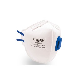 Mascarilla desechable FFP2 con válvula de exhalación.