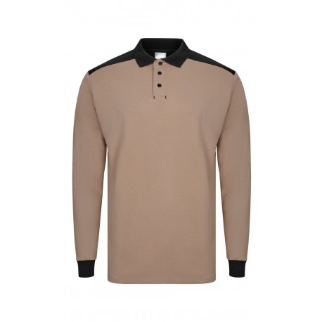 Polo Bicolor Stretch. Piqué 96% Algodón - 4% Elastano. 200gr
